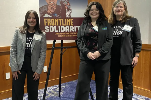 Julissa at Frontline Solidarity Training in DC