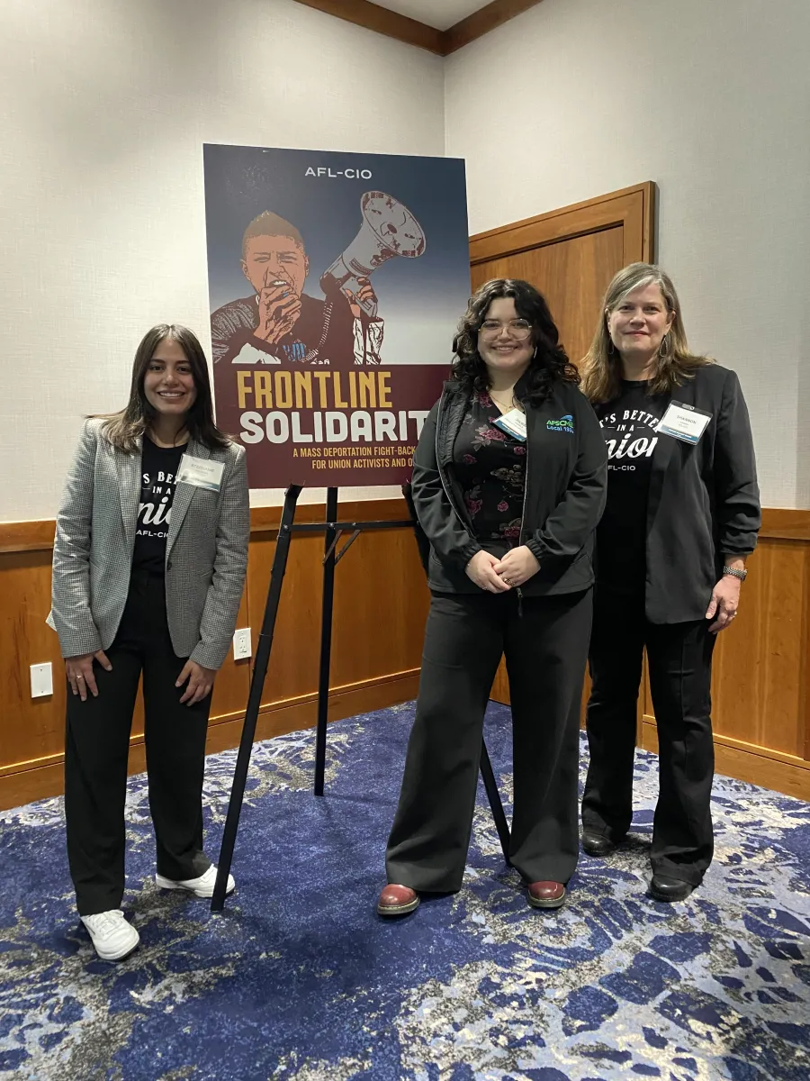 Julissa at Frontline Solidarity Training in DC