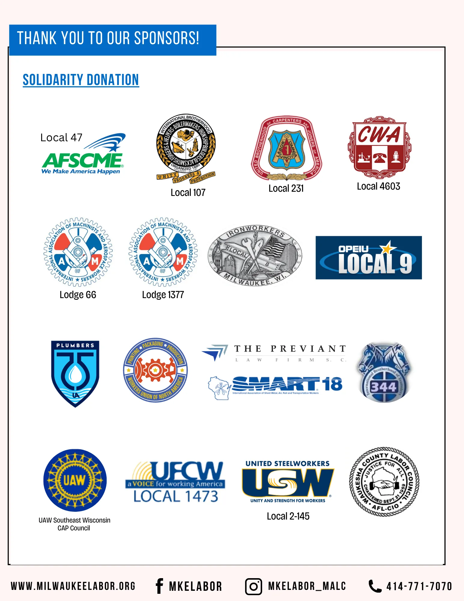 laborfest sponsors