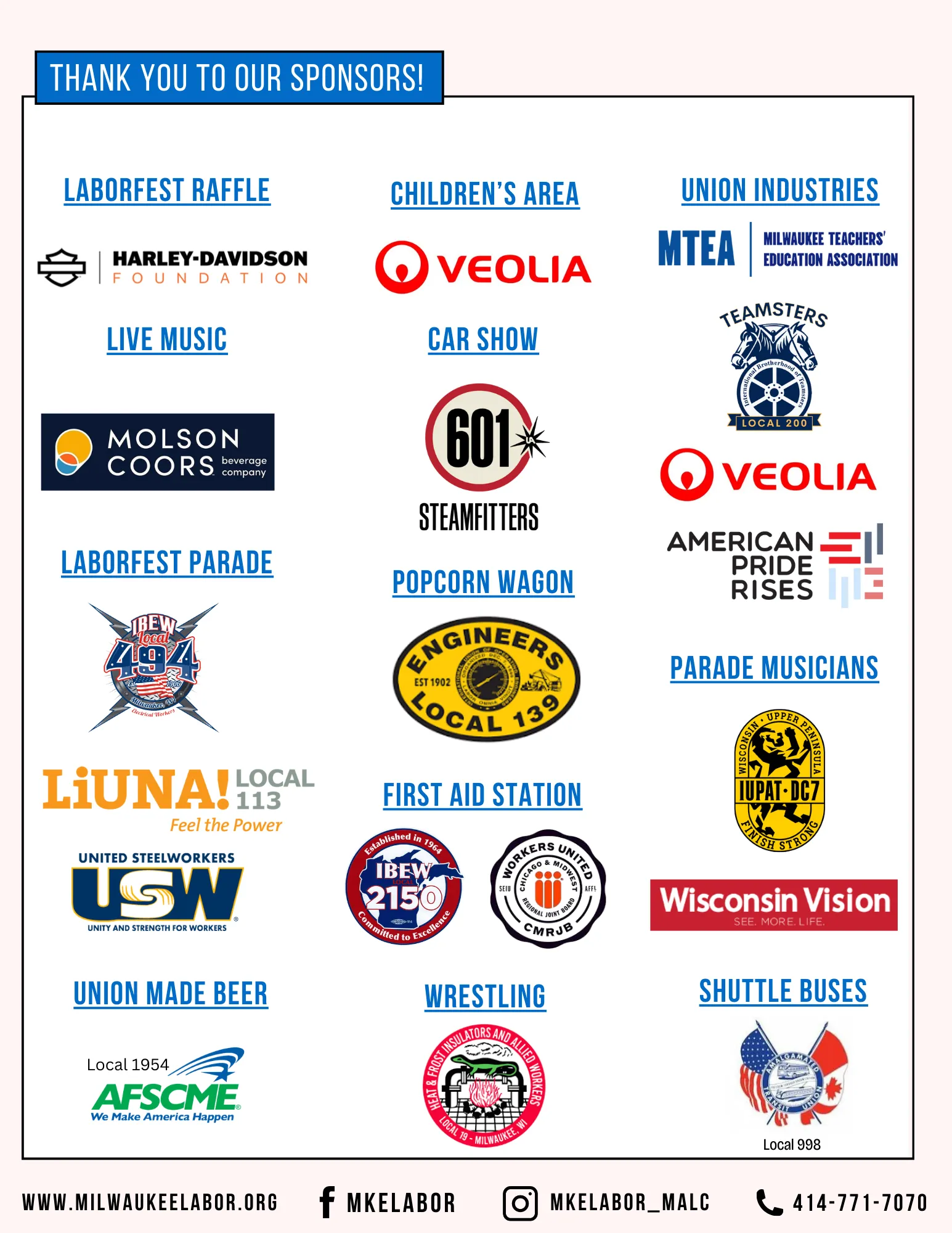 sponsors