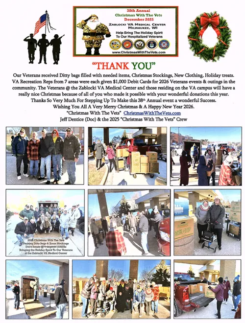 xmas with the vets THANK YOU