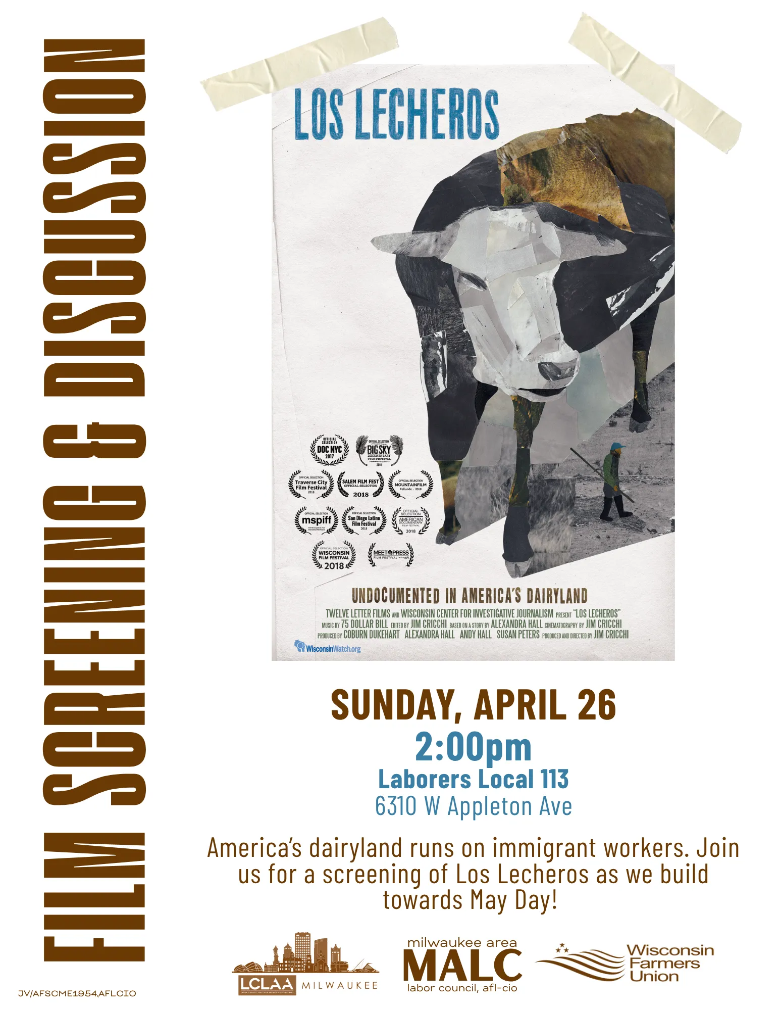 Los Lecheros Film Screening and Discussion