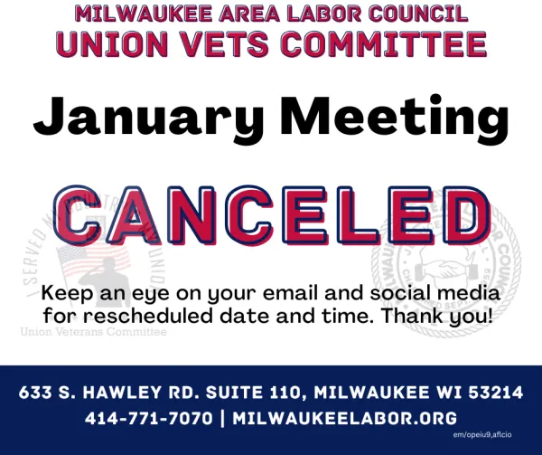 jan meeting canceled