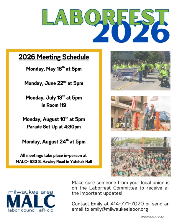 Laborfest Committee Dates