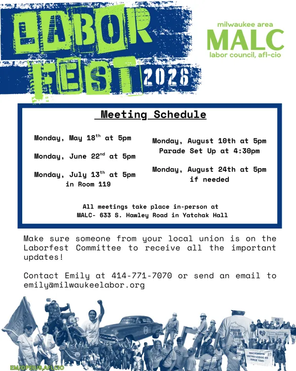 laborfest committee schedule