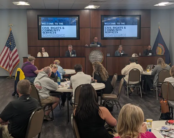 Left to right: Aislinn Bauer, John Jacobs, Marcos Alfaro (moderator), Wendy Fonseca, Mike Brown