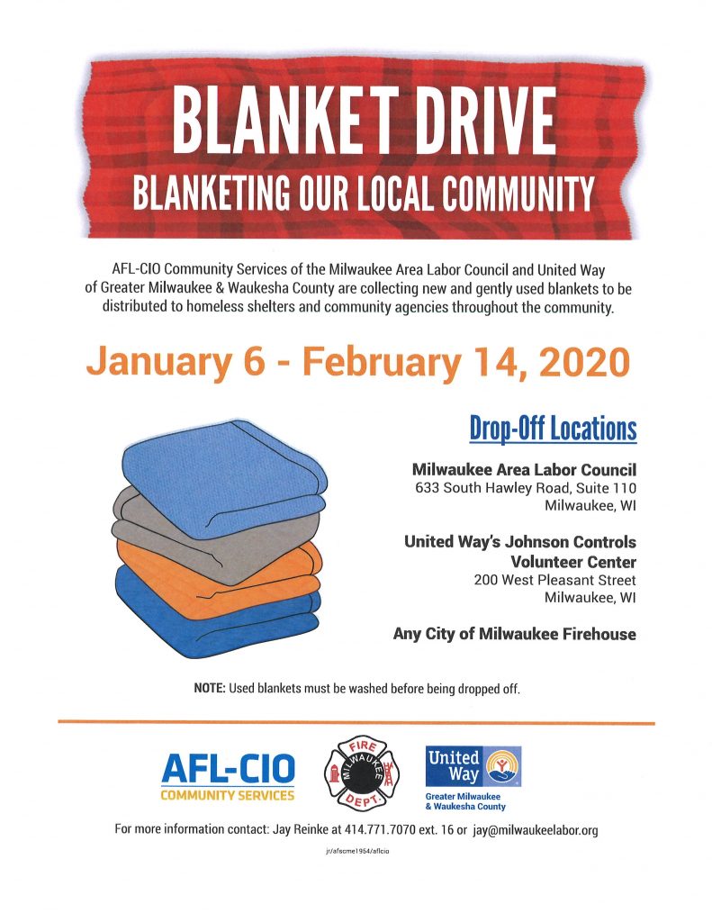 Blanket Drive: Jan 6-Feb 14