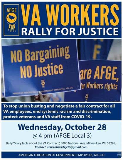 VA Workers Rally for Justice- October 28