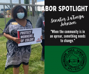 Labor Spotlight- Senator LaTonya Johnson