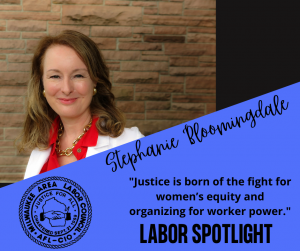 Labor Spotlight- Stephanie Bloomingdale