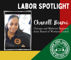 Labor Spotlight- Chanell Biami