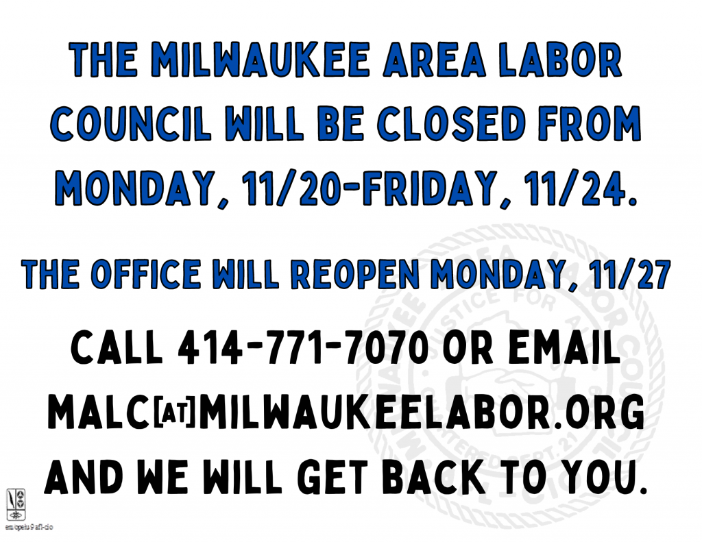 MALC Office Closure